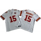 Men's Kansas City Chiefs #15 Patrick Mahomes Limited White FUSE Vapor Jersey