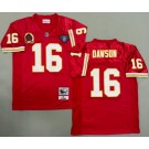 Men's Kansas City Chiefs #16 Len Dawson Red 1969 Throwback Jersey