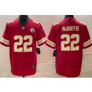 Men's Kansas City Chiefs #22 Trent McDuffie Limited Red Vapor Jersey