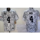 Men's Kansas City Chiefs #4 Rashee Rice Limited Arctic Camo 2024 Salute to Service Jersey