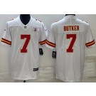 Men's Kansas City Chiefs #7 Harrison Butker Limited White Vapor Jersey