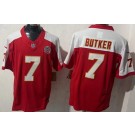 Men's Kansas City Chiefs #7 Harrison Butker Red Thanksgiving FUSE Vapor Jersey
