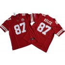 Men's Kansas City Chiefs #87 Travis Kelce Limited Red FUSE Vapor Jersey