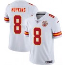 Men's Kansas City Chiefs #8 DeAndre Hopkins Limited White Vapor Jersey