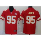 Men's Kansas City Chiefs #95 Chris Jones Limited Red Vapor Untouchable Jersey