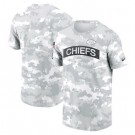 Men's Kansas City Chiefs Arctic Camo 2024 Salute To Service Performance T Shirt