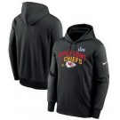 Men's Kansas City Chiefs Black Printed Pullover Hoodie 302534