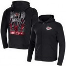 Men's Kansas City Chiefs Black Printed Pullover Hoodie 302548