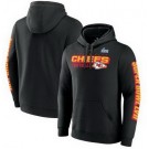 Men's Kansas City Chiefs Black Printed Pullover Hoodie 302552