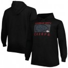Men's Kansas City Chiefs Black Printed Pullover Hoodie 302602