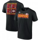 Men's Kansas City Chiefs Black Printed T Shirt 302337