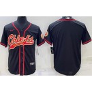 Men's Kansas City Chiefs Blank Black Baseball Jersey