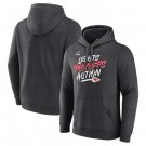 Men's Kansas City Chiefs Charcoal 2021 NFL Playoffs Bound Lights Action Pullover Hoodie