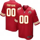 Men's Kansas City Chiefs Customized Game Red Jersey