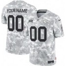 Men's Kansas City Chiefs Customized Limited Arctic Camo 2024 Salute to Service Jersey