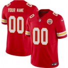 Men's Kansas City Chiefs Customized Limited Red FUSE Vapor Jersey