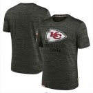 Men's Kansas City Chiefs Gray 2022 Salute to Service Velocity Team T Shirt