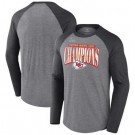 Men's Kansas City Chiefs Gray Printed Long T Shirt 302227