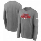 Men's Kansas City Chiefs Gray Printed Pullover Hoodie 302523