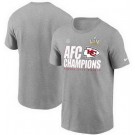 Men's Kansas City Chiefs Gray Printed T Shirt 302301