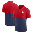 Men's Kansas City Chiefs Red Navy Patchwork Polo