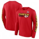 Men's Kansas City Chiefs Red Printed Long T Shirt 302211