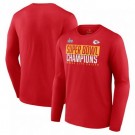 Men's Kansas City Chiefs Red Printed Long T Shirt 302233