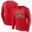 Men's Kansas City Chiefs Red Printed Long T Shirt 302408