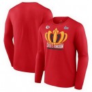 Men's Kansas City Chiefs Red Printed Long T Shirt 302422