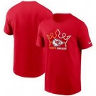 Men's Kansas City Chiefs Red Printed T Shirt 302291