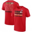 Men's Kansas City Chiefs Red Printed T Shirt 302468