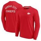 Men's Kansas City Chiefs Red Super Soft Long Sleeve T Shirt