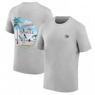 Men's Kansas City Chiefs Tommy Bahama Gray Thirst & Gull T Shirt