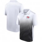 Men's Kansas City Chiefs White Black Parameter Polo