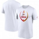 Men's Kansas City Chiefs White Icon Legend Performance T Shirt