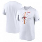 Men's Kansas City Chiefs White Legend Icon Performance T Shirt
