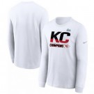 Men's Kansas City Chiefs White Printed Pullover Hoodie 302525
