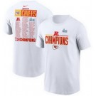Men's Kansas City Chiefs White Printed T Shirt 302295