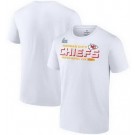 Men's Kansas City Chiefs White Printed T Shirt 302303