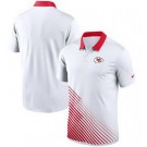 Men's Kansas City Chiefs White Red Vapor Performance Polo