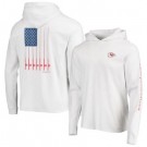 Men's Kansas City Chiefs White Vineyard Vines Hoodie Long Sleeve T Shirt