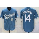 Men's Kansas City Royals #14 Jac Caglianone Light Blue Limited Jersey