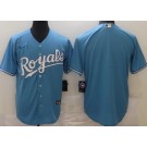 Men's Kansas City Royals Blank Light Blue Cool Base Jersey