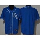 Men's Kansas City Royals Blank Royal Blue 2020 Cool Base Jersey