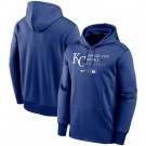 Men's Kansas City Royals Blue Authentic Collection Dugout Pullover Hoodie