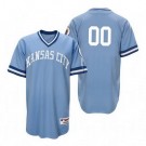 Men's Kansas City Royals Customized Light Blue 1976 Turn Back The Clock Jersey