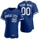 Men's Kansas City Royals Customized Royal Authentic Jersey