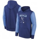 Men's Kansas City Royals Navy Light Blue Authentic Collection Performance Hoodie