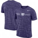 Men's Kansas State Wildcats Purple Velocity Sideline Legend Performance T Shirt 201054