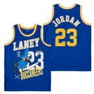 Men's Laney High School #23 Michael Jordan Blue Buccaneers Remix Basketball Jersey